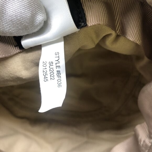 J. Crew Canvas Bucket Hat With Fringe Womens M/L Khaki Beige Cotton - Picture 5 of 7